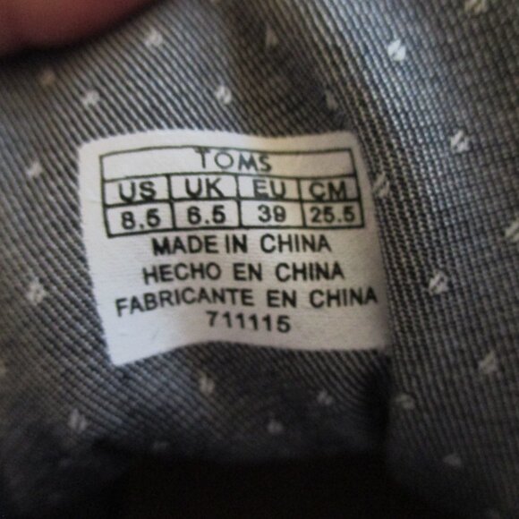 New Toms Hi-Top Shoes womens 8.5 - Picture 7 of 8